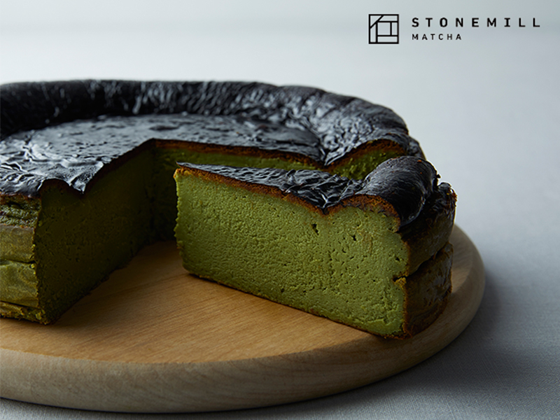 日本初上陸!STONEMILLの抹茶バスクチーズケーキ