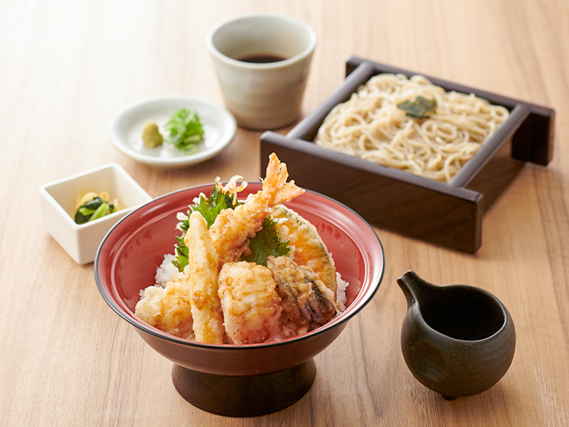 旬の天ぷらが美味しい♪セットメニュー