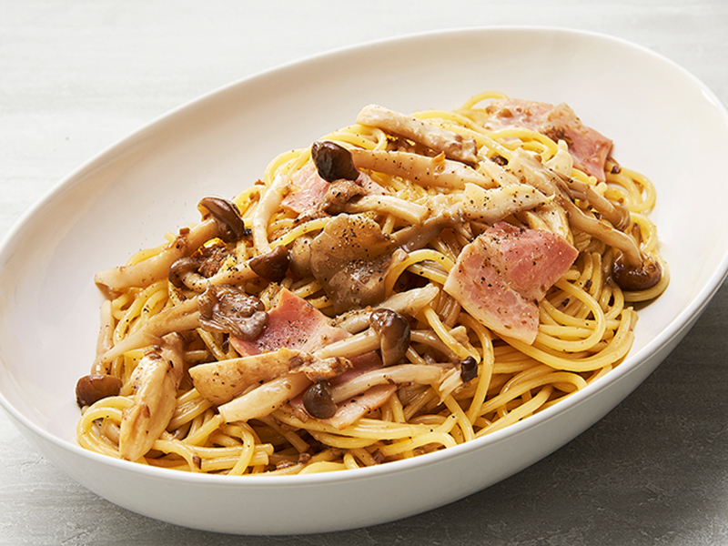 きのこの旨みを堪能できる季節限定パスタ